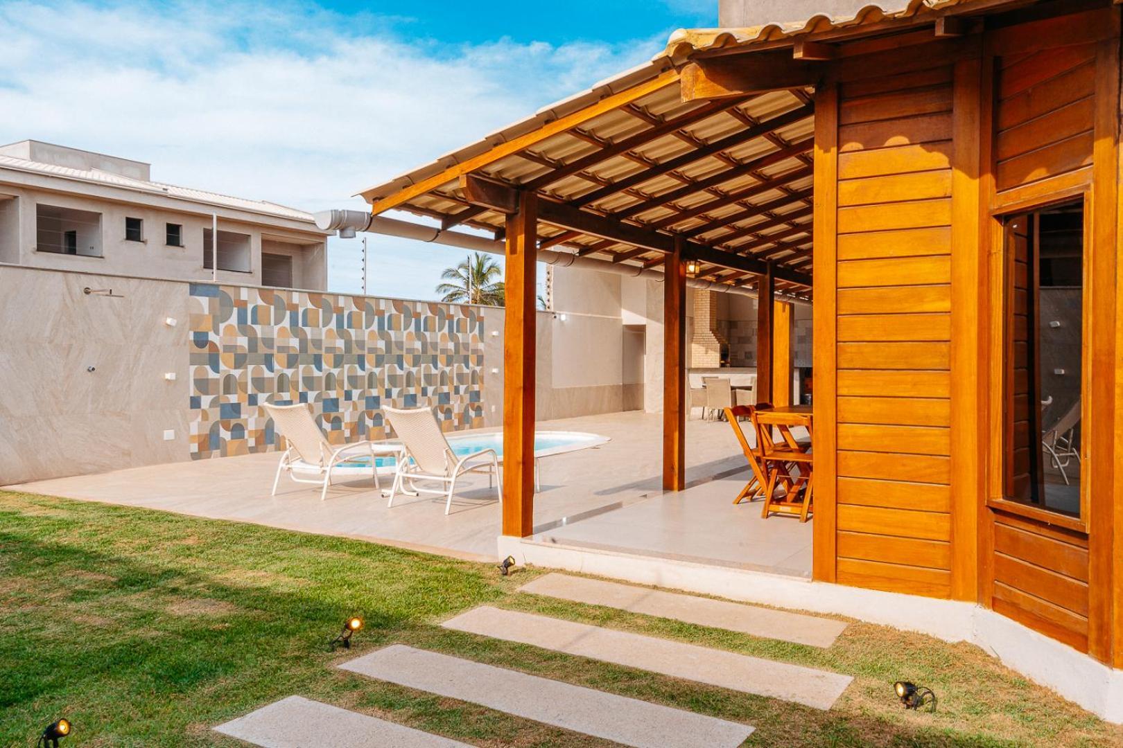 Casadecastelhanos, Quadra Do Mar De Castelhanos, 4 Suites Com Ar, Churrasqueira, Piscina, Hidromassagem, Cozinha Integrada Gourmet Ideal Para Familia E Amigos Аншиета Экстерьер фото